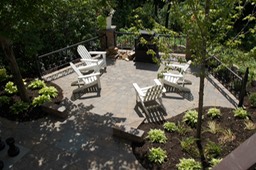 Birds Eye View of Overlook Patio