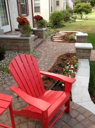 Cobble Paver and Steppingstone Mixed Paths