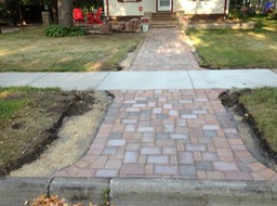 Front Cobble Walkway (In Progress)