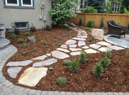 Natural Stone Stepping Path