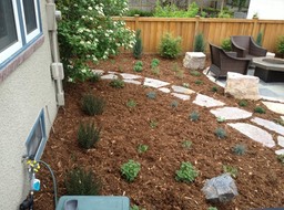 Natural Stone Walkway to 