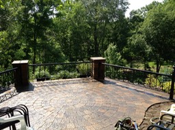 Overlook Patio Railing Detail