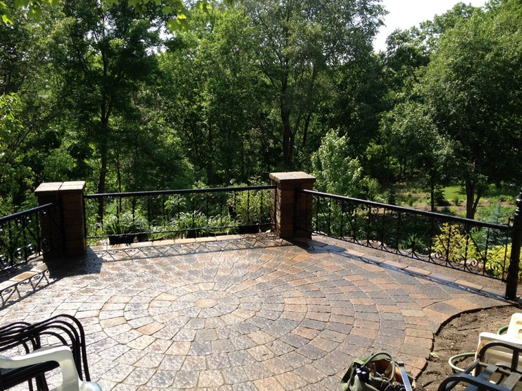 Overlook Patio Railing Detail