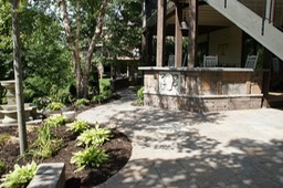 Raised Porch Wall - Walkway to Front