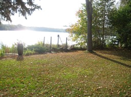 View from house before new landscaping